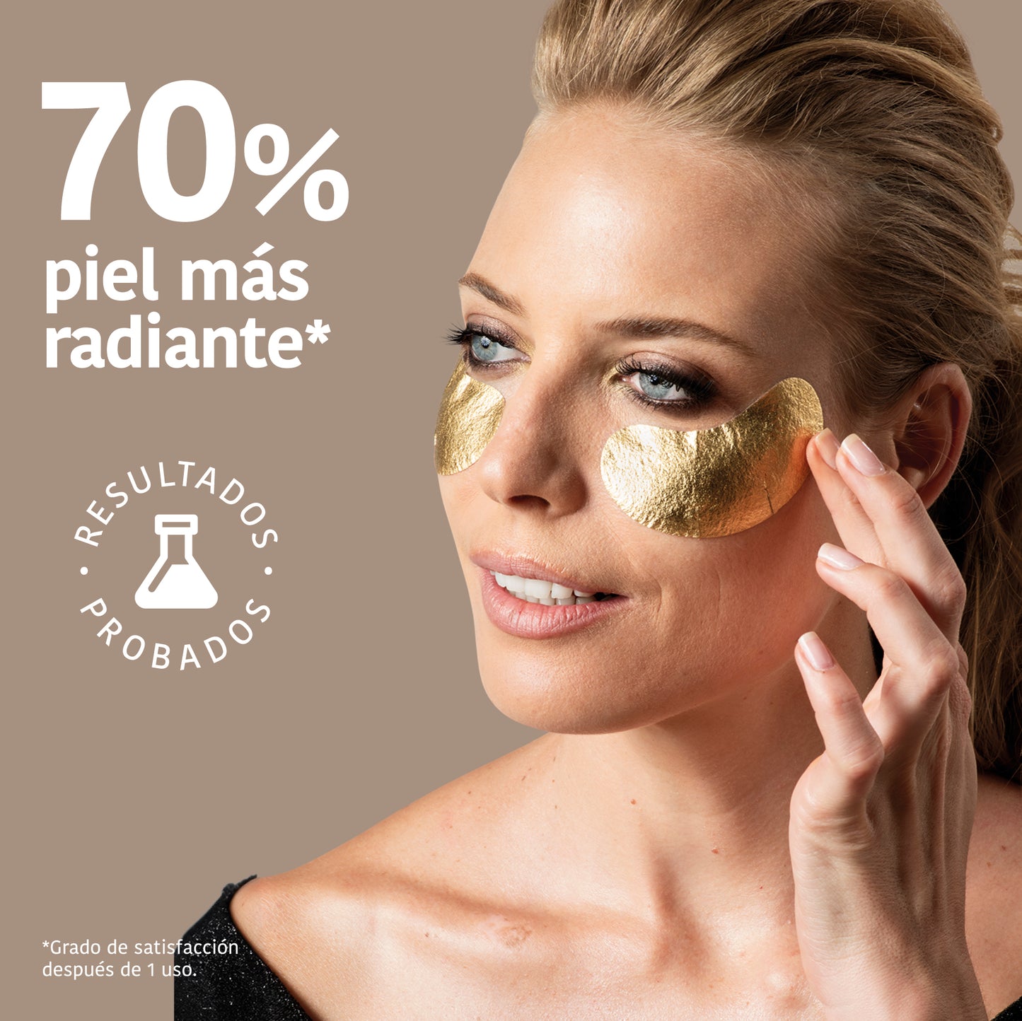 Anti-Aging Eye Patches with Gold & Peptides