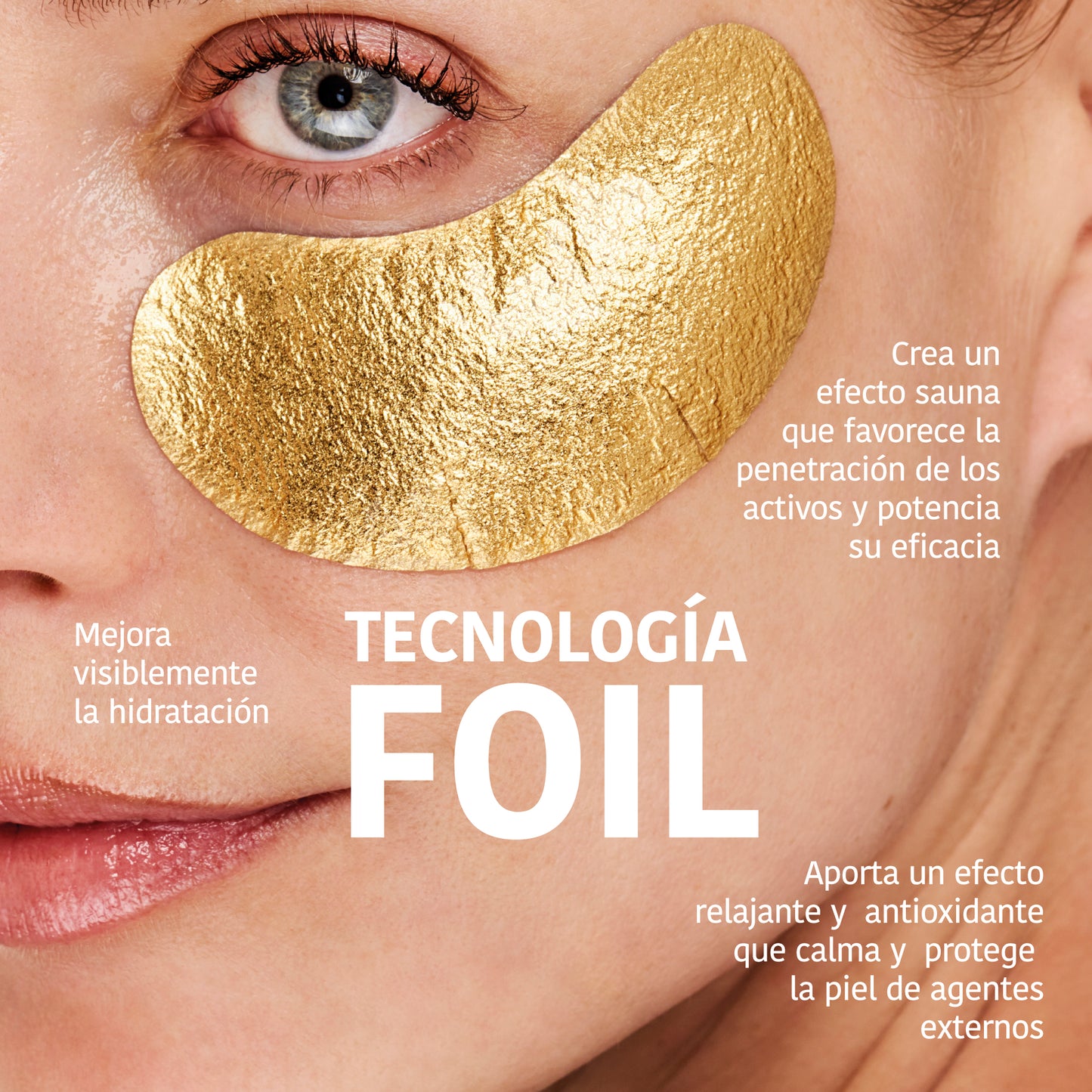Anti-Aging Eye Patches with Gold & Peptides