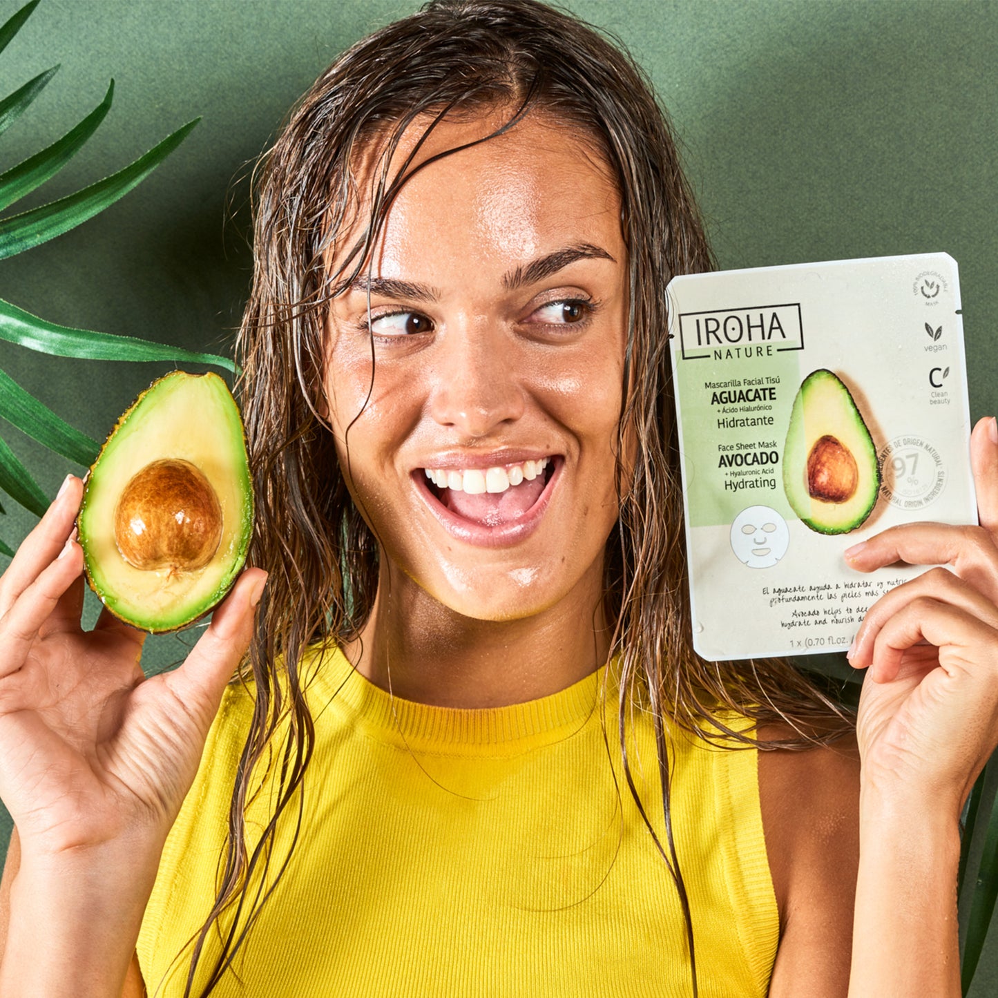 Hydrating Face Sheet Mask with Avocado