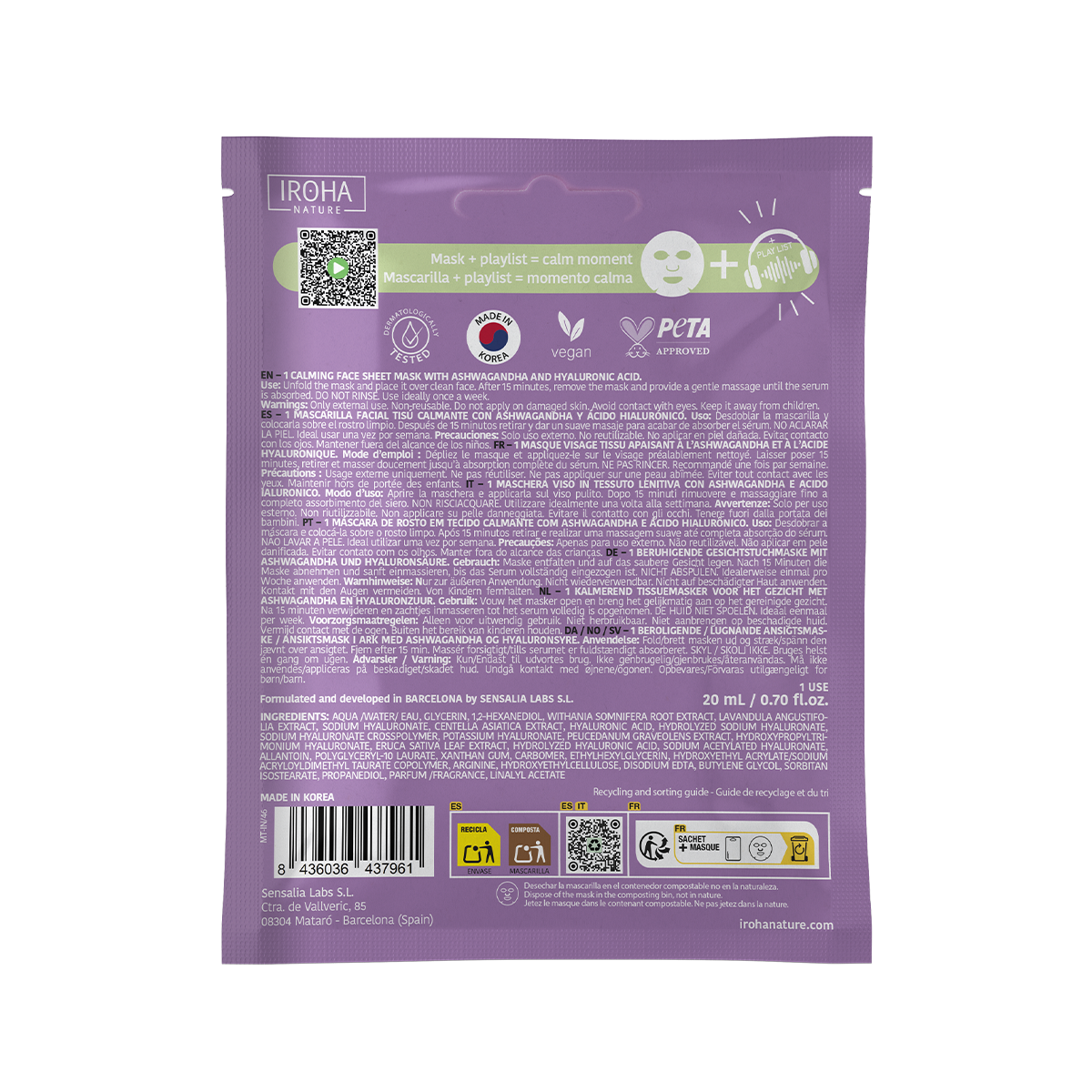 MINDFUL RITUAL Calming Mask with Ashwagandha
