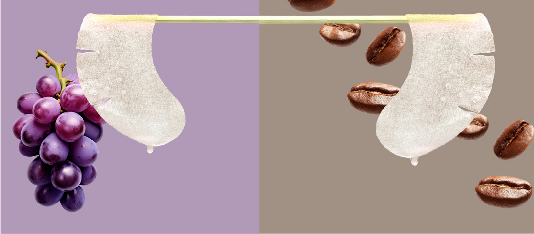 Nueva línea Parches Contorno de ojos Natural Extracts: Cafeína y Uva