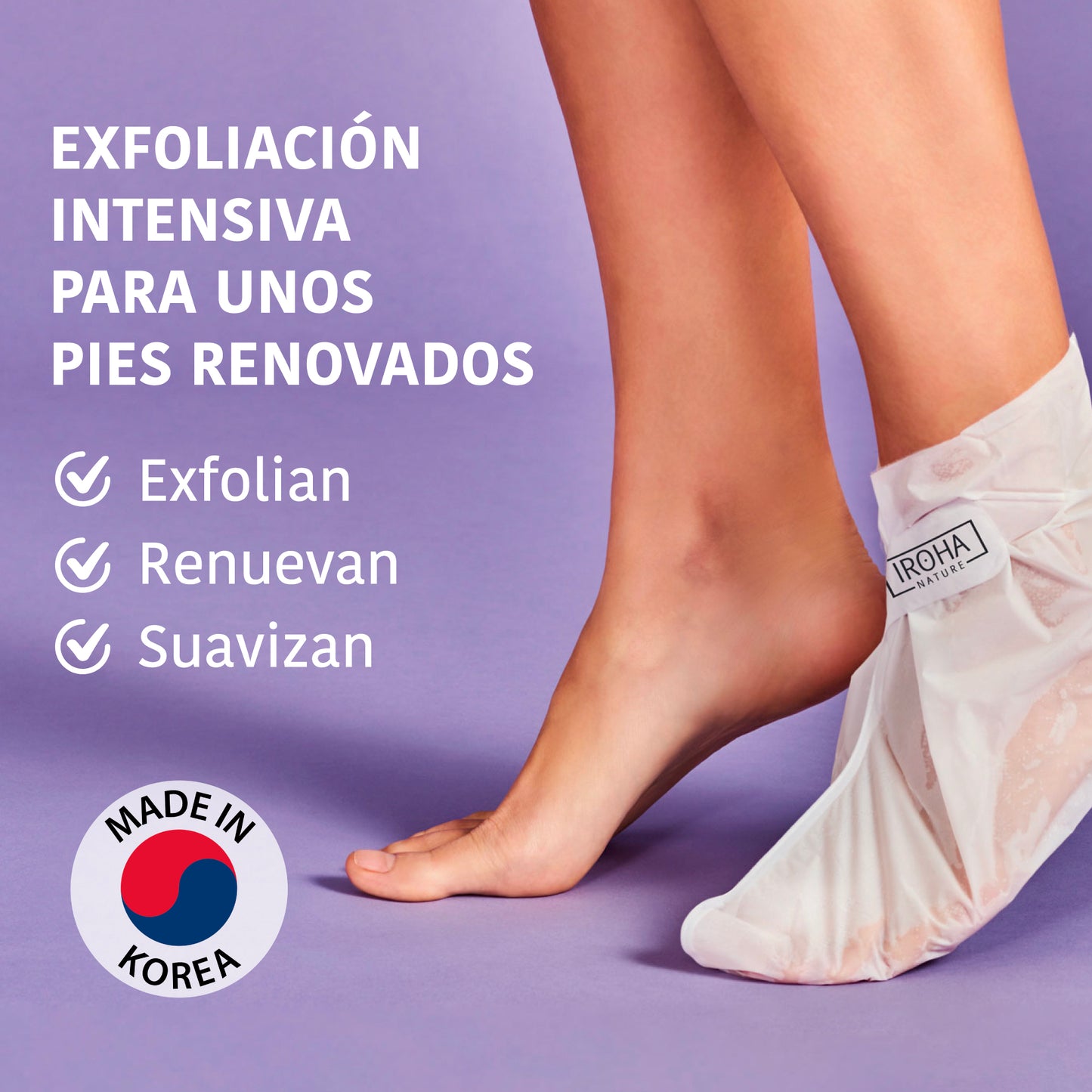 Calcetines Peeling y Exfoliantes Ácido Glicólico