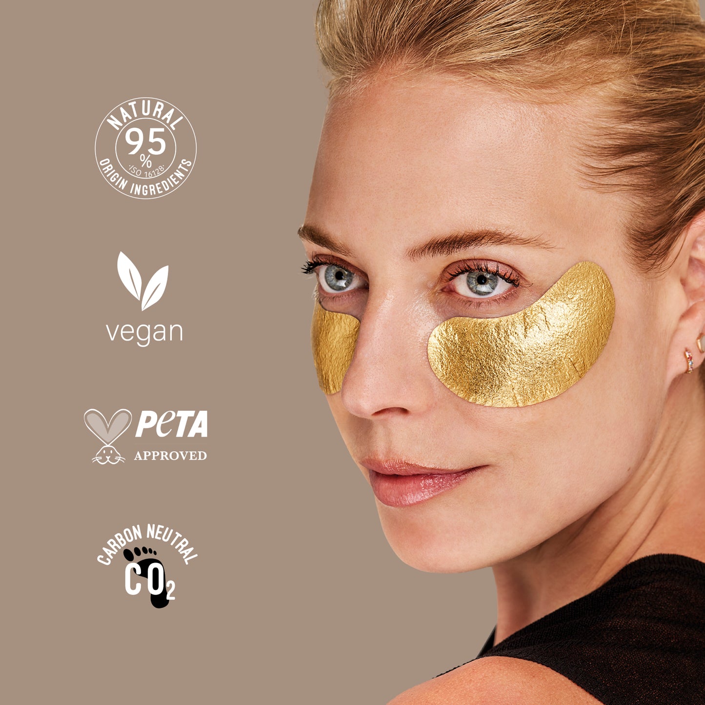 Anti-Aging Eye Patches with Gold & Peptides