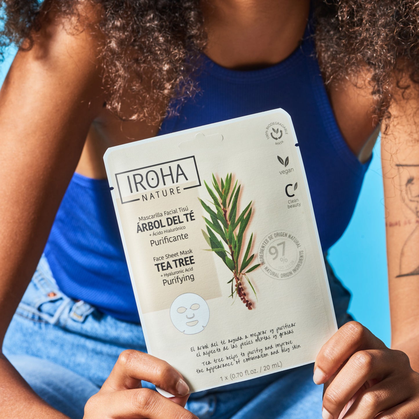 Purifying Face Sheet Mask with Tea Tree