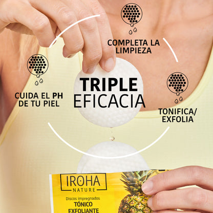 Exfoliating and Brightening Toner Pads with Glycolic Acid