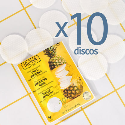 Exfoliating and Brightening Toner Pads with Glycolic Acid
