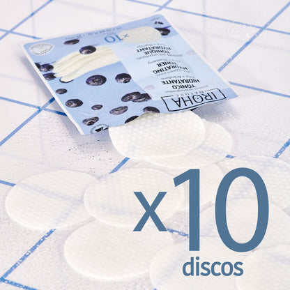 Hydrating and Soothing Toner Pads with Blueberries