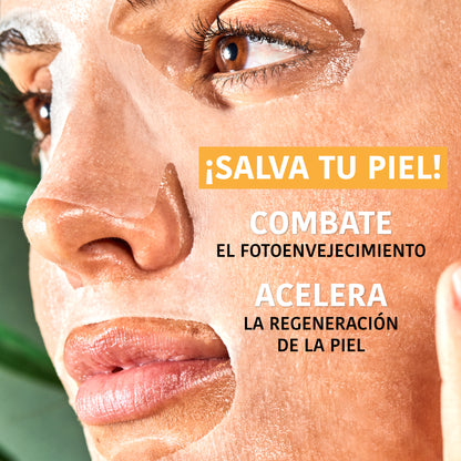 Peeling AHA Face Sheet Mask with Papaya