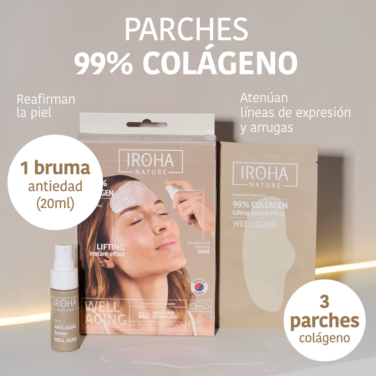 99% Collagen Forehead Patches
