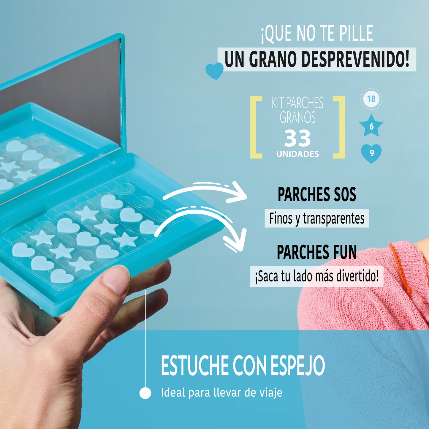 Pack On The Go – Pimple Patch Kit