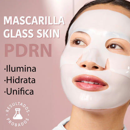 Glass Skin Hydrogel Brightening Mask with PDRN