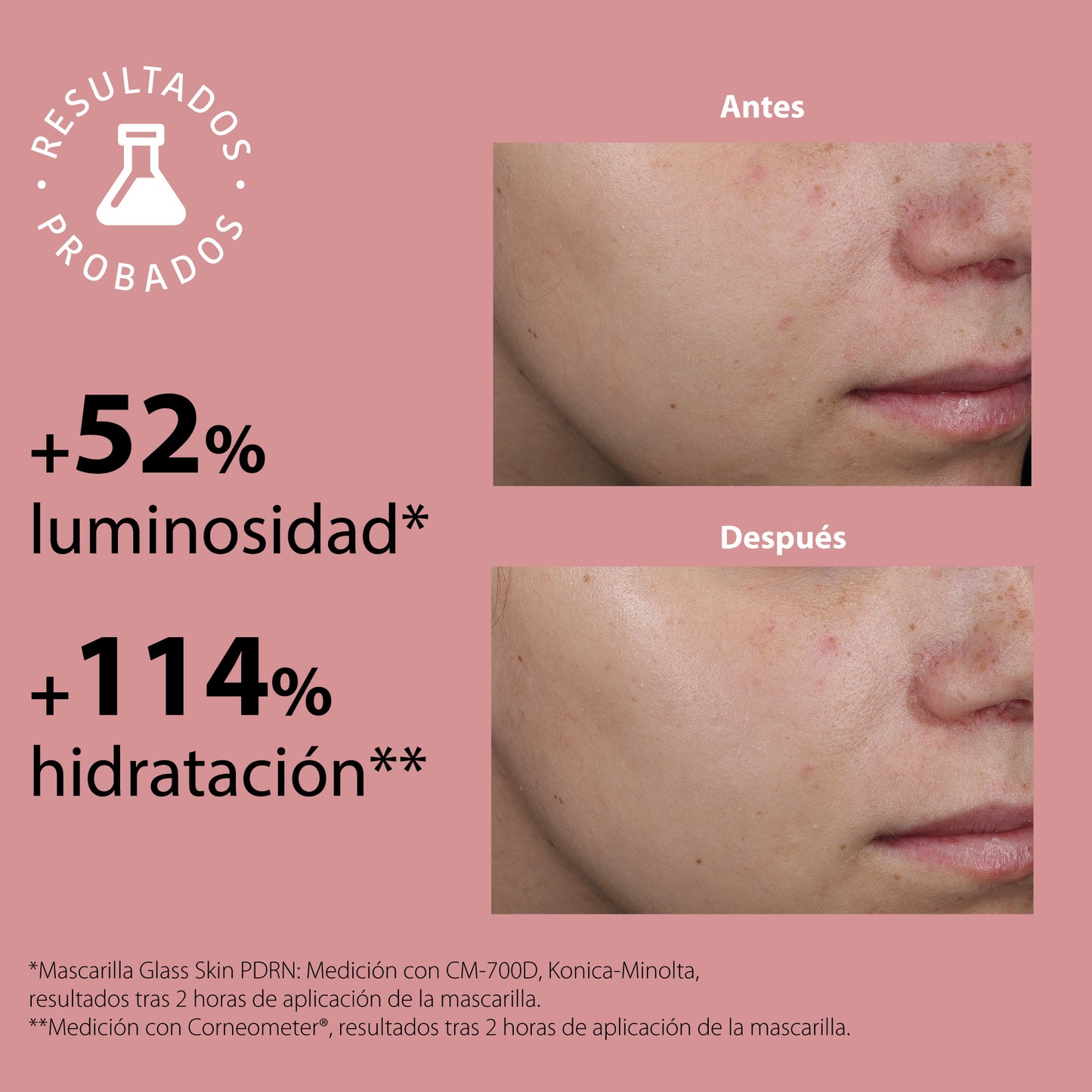 Glass Skin Hydrogel Brightening Mask with PDRN