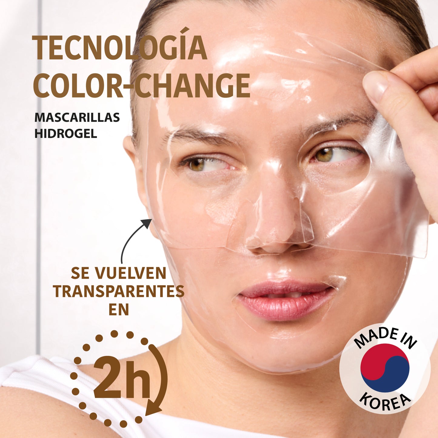Mascarilla Reafirmante Hidrogel Glass Skin con Colágeno