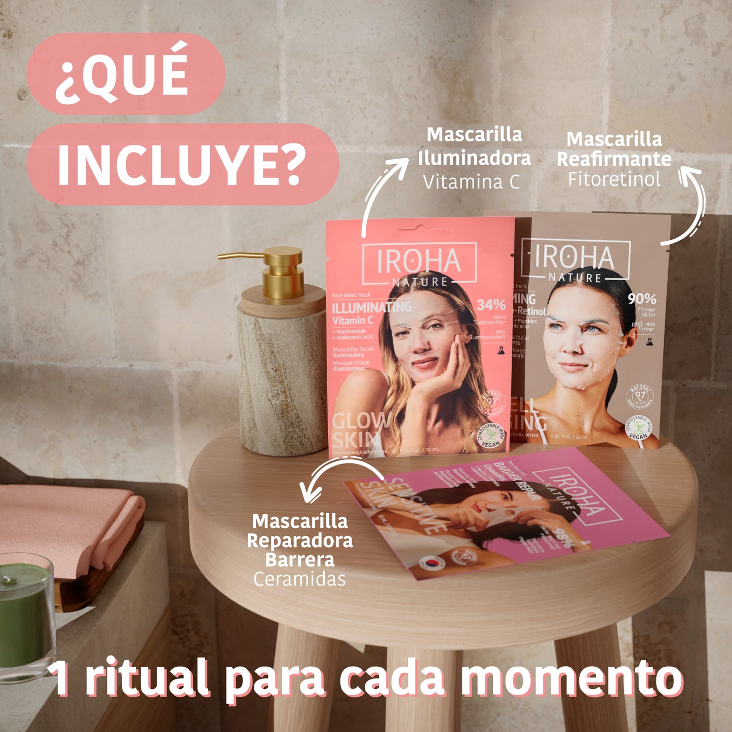 MASK PARTY Pack – 3 Tissue Mask Kit