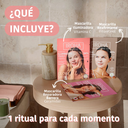 MASK PARTY Pack – 3 Tissue Mask Kit