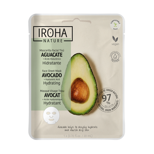 Hydrating Face Sheet  Mask with Avocado