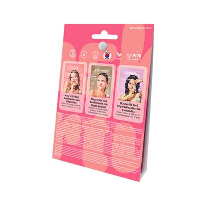 MASK PARTY Pack – 3 Tissue Mask Kit