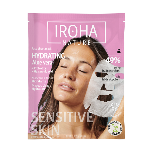 Hydrating Face Sheet Mask with Aloe Vera