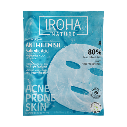 Anti-Blemish Face Sheet Mask with Salicylic Acid