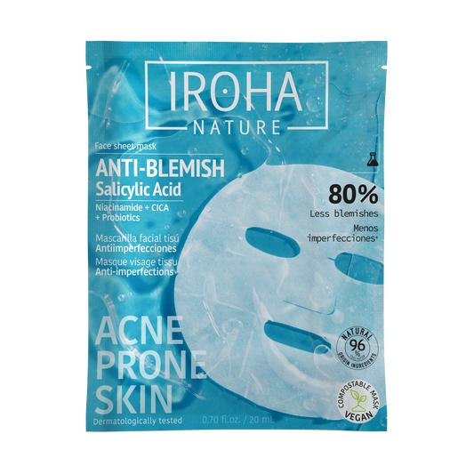 Anti-Blemish Face Sheet Mask with Salicylic Acid