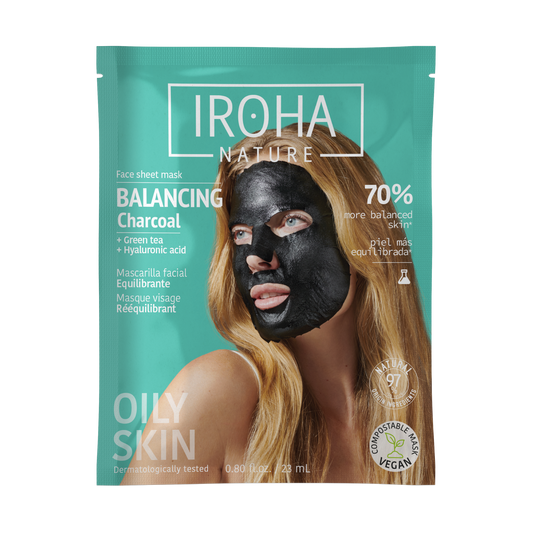 Balancing Face Sheet Mask with Charcoal