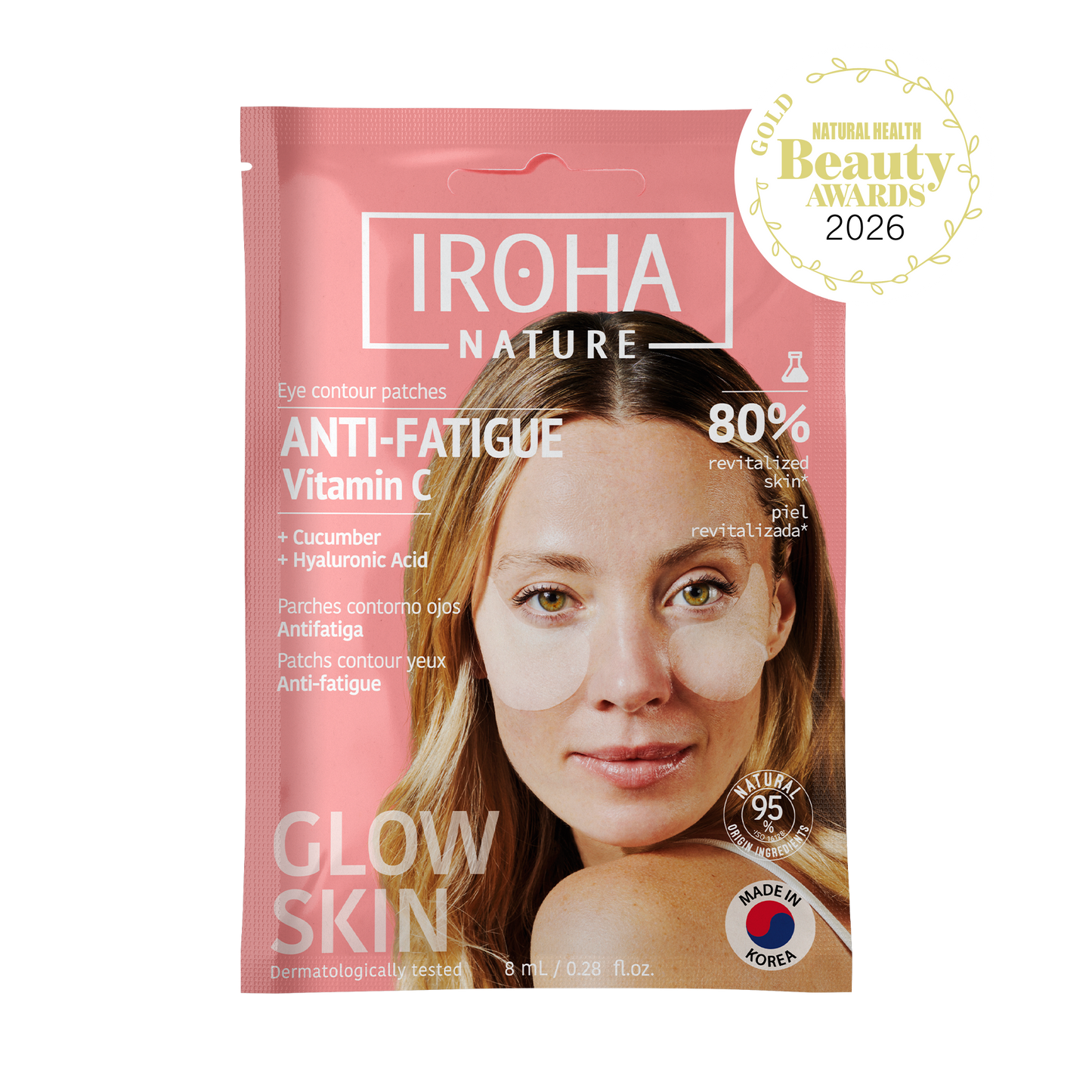 Parches Ojos Antifatiga Vitamina C
