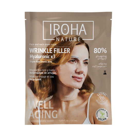 Wrinkle Filler Face Sheet Mask with Triple Hyaluronic Acid