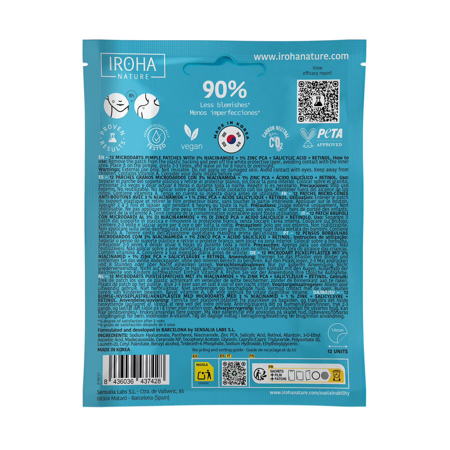 Microdarts Pimple Patches with Salicylic Acid