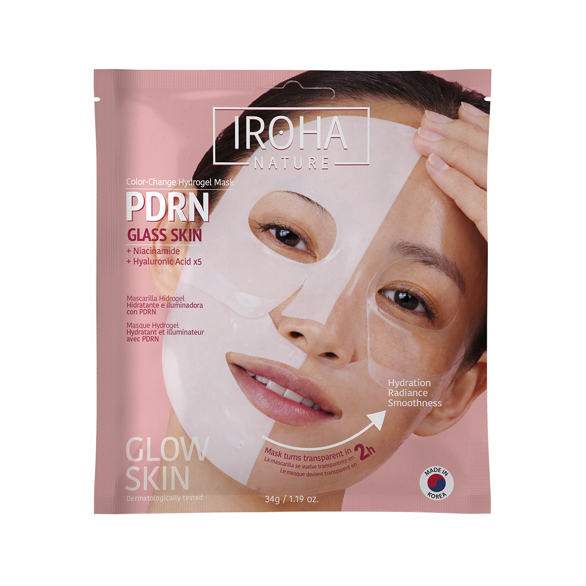 Glass Skin Hydrogel Brightening Mask with PDRN
