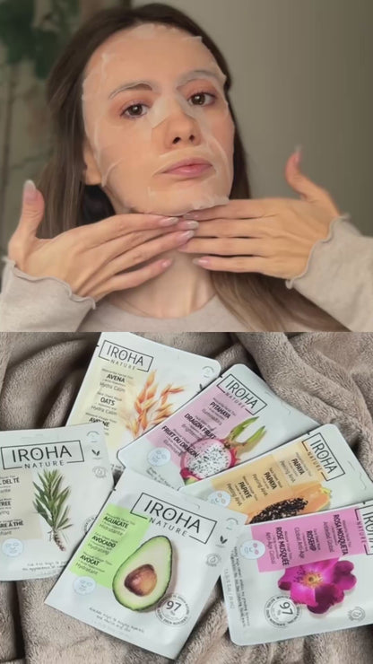 Hydrating Face Sheet  Mask with Avocado